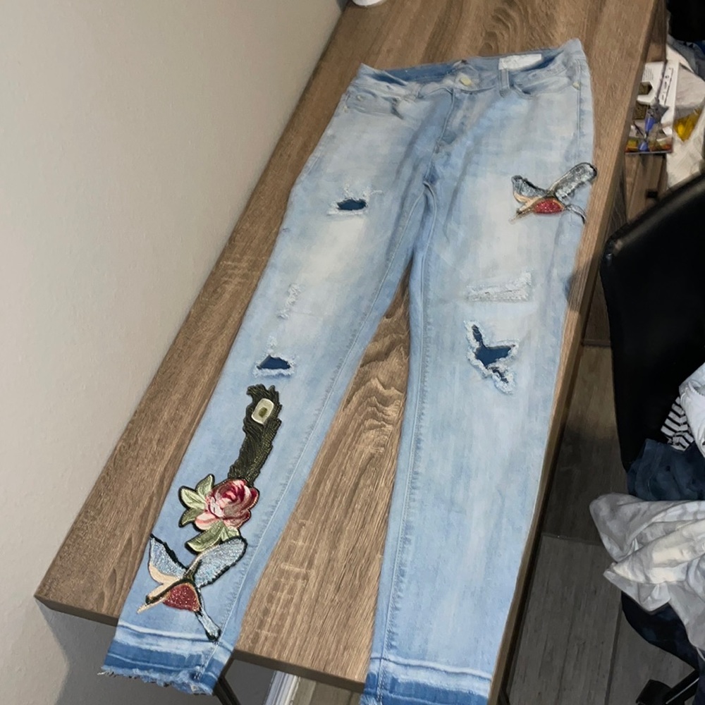 Vintage Jeans with patchwork